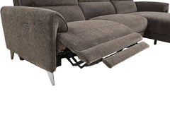 Brande Brown Power Sectional - Ornate Home