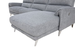 Brande Gray Power Sectional - Ornate Home