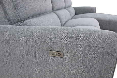 Brande Gray Power Sectional - Ornate Home