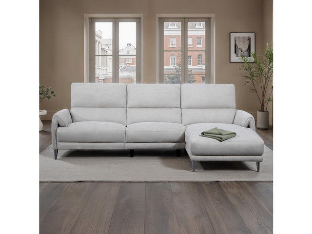 Brande Light Gray Power Sectional - Ornate Home