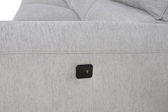 Brande Light Gray Power Sectional - Ornate Home