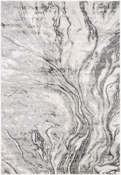 Brandi Gray Marble Area Rug - Ornate Home