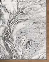 Brandi Gray Marble Area Rug - Ornate Home