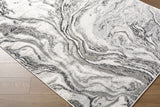 Brandi Gray Marble Area Rug - Ornate Home