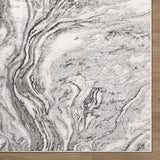 Brandi Gray Marble Area Rug - Ornate Home