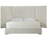 Brando Quartz King Bed w/ Wall Panel - Ornate Home