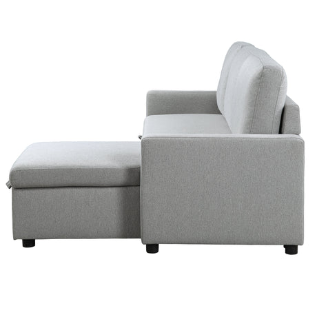 Brandolyn Gray 2-Piece Reversible Sectional Pull-Out Bed - Ornate Home