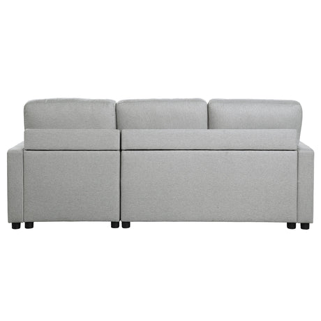 Brandolyn Gray 2-Piece Reversible Sectional Pull-Out Bed - Ornate Home