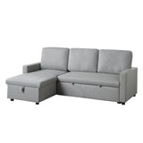 Brandolyn Gray 2-Piece Reversible Sectional Pull-Out Bed - Ornate Home