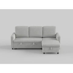 Brandolyn Gray 2-Piece Reversible Sectional Pull-Out Bed - Ornate Home
