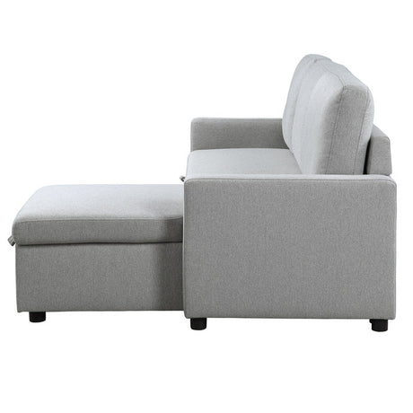 Brandolyn Gray 2-Piece Reversible Sectional Pull-Out Bed - Ornate Home