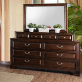 Brandt Brown Cherry 5 Pc. Queen Bedroom Set w/ Chest - Ornate Home