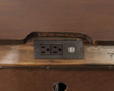 Brandt Brown Cherry 5 Pc. Queen Bedroom Set w/ Chest - Ornate Home