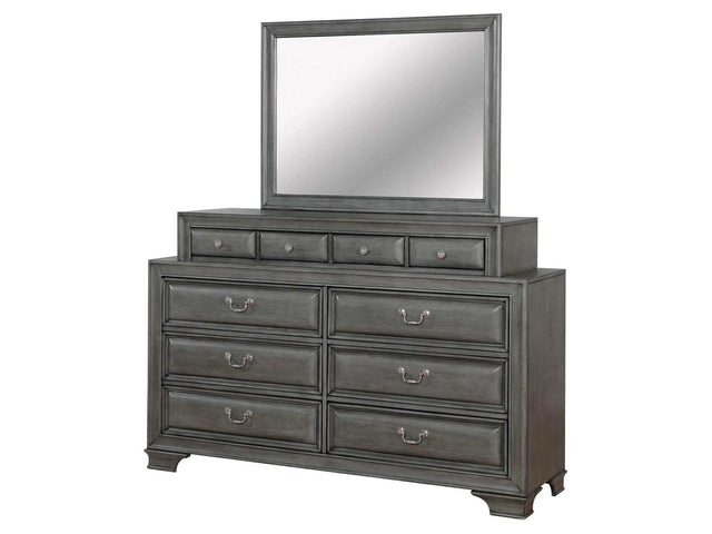 Brandt Gray Dresser & Mirror - Ornate Home