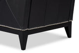 Brandy Black Accent Chair - Ornate Home