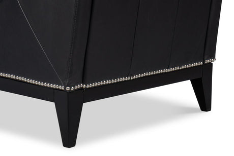 Brandy Black Accent Chair - Ornate Home