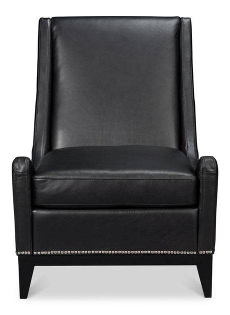 Brandy Black Accent Chair - Ornate Home