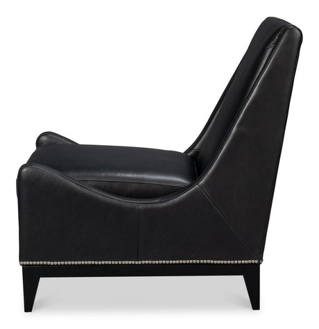 Brandy Black Accent Chair - Ornate Home