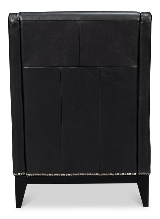 Brandy Black Accent Chair - Ornate Home