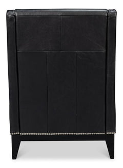 Brandy Black Accent Chair - Ornate Home