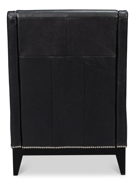 Brandy Black Accent Chair - Ornate Home