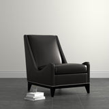 Brandy Black Accent Chair - Ornate Home