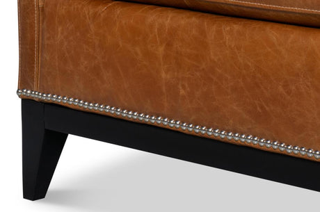 Brandy Brown Accent Chair - Ornate Home