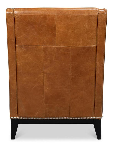 Brandy Brown Accent Chair - Ornate Home