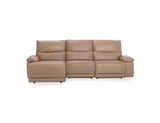 Branford Brown Power Recliner Sectional w/LAF Chaise - Ornate Home