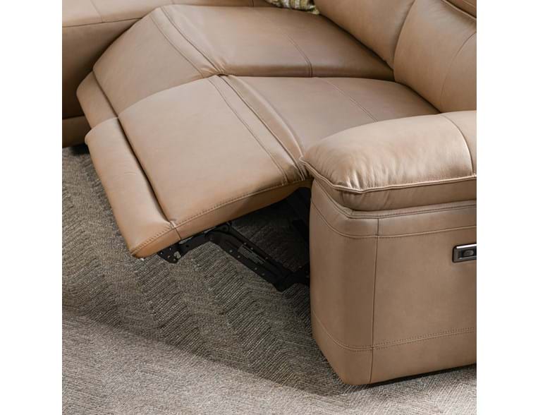 Branford Brown Power Recliner Sectional w/LAF Chaise - Ornate Home