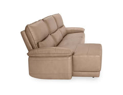 Branford Brown Power Recliner Sectional w/LAF Chaise - Ornate Home