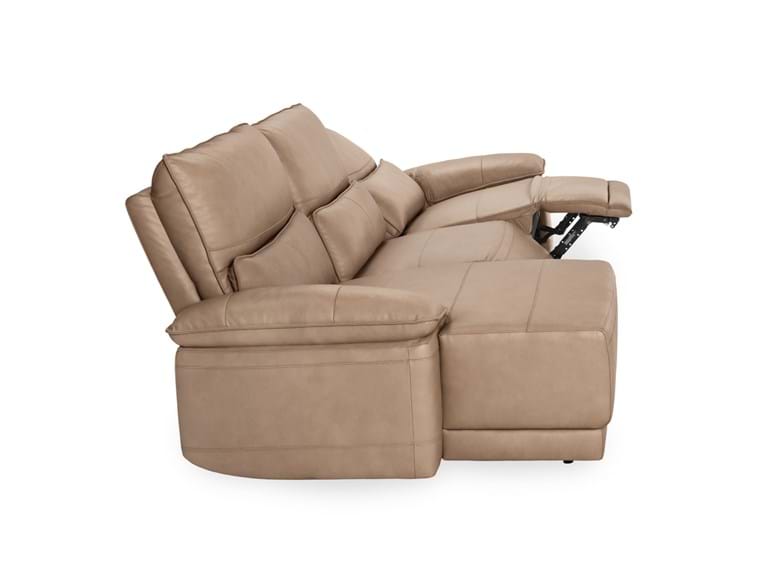 Branford Brown Power Recliner Sectional w/LAF Chaise - Ornate Home