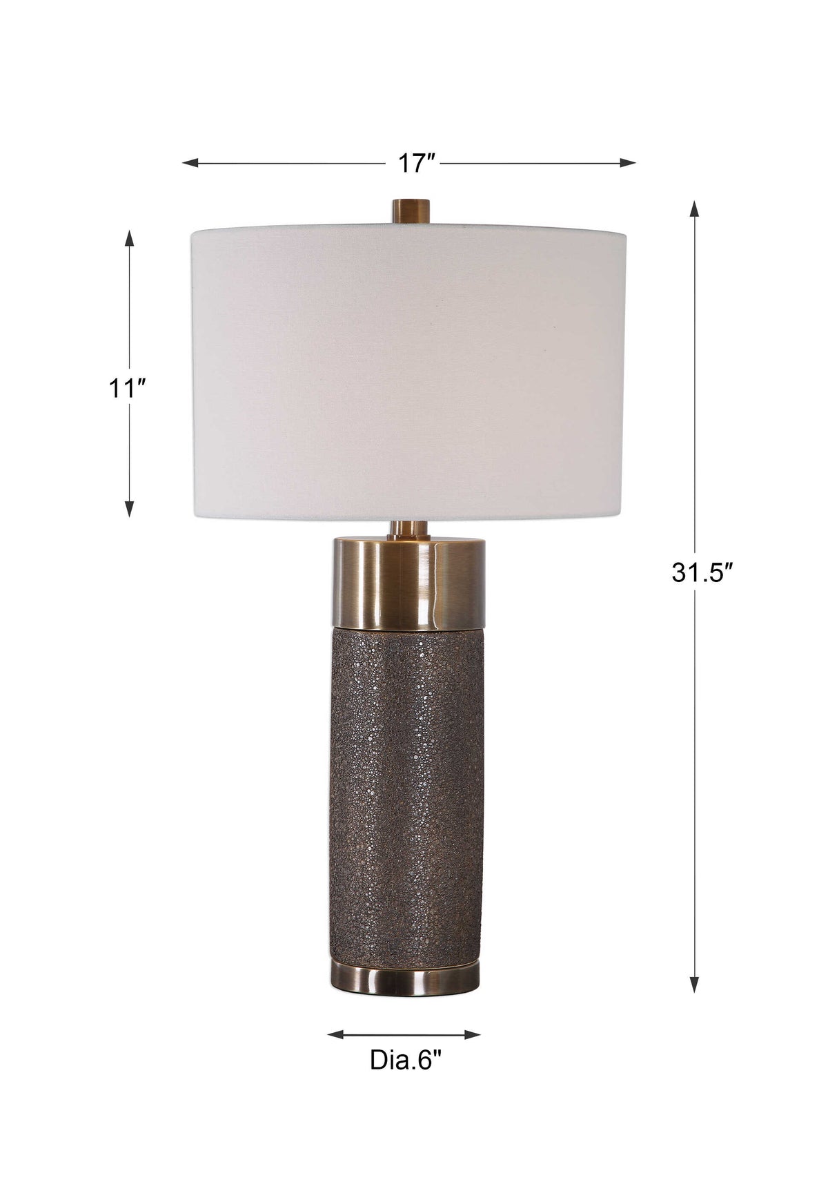 Brannock Bronze Table Lamp - Ornate Home