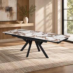 Branson Black Dining Table W/Ceramic Top