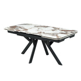 Branson Black Dining Table W/Ceramic Top