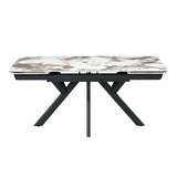 Branson Black Dining Table W/Ceramic Top