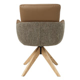 Branson Camel Arm Chair W/Swivel (Set-2)