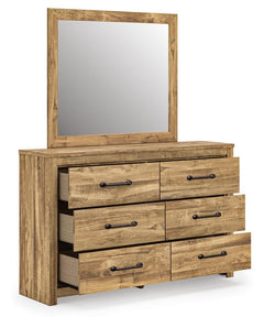 Branstony Brown Dresser and Mirror - Ornate Home