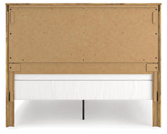 Branstony Brown King Crossbuck Panel Bed - Ornate Home