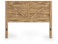 Branstony Brown King Crossbuck Panel Headboard - Ornate Home