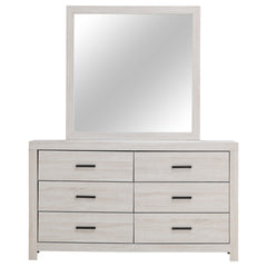Brantford Coastal White Dresser and Mirror - Ornate Home