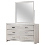 Brantford Coastal White Dresser and Mirror - Ornate Home