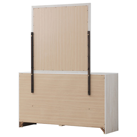 Brantford Coastal White Dresser and Mirror - Ornate Home