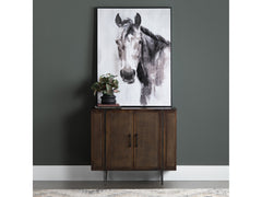 Brantley Brown/White Canvas - Ornate Home