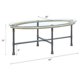 Brantley Gray Coffee Table - Ornate Home