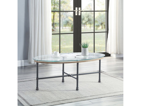 Brantley Gray Coffee Table - Ornate Home