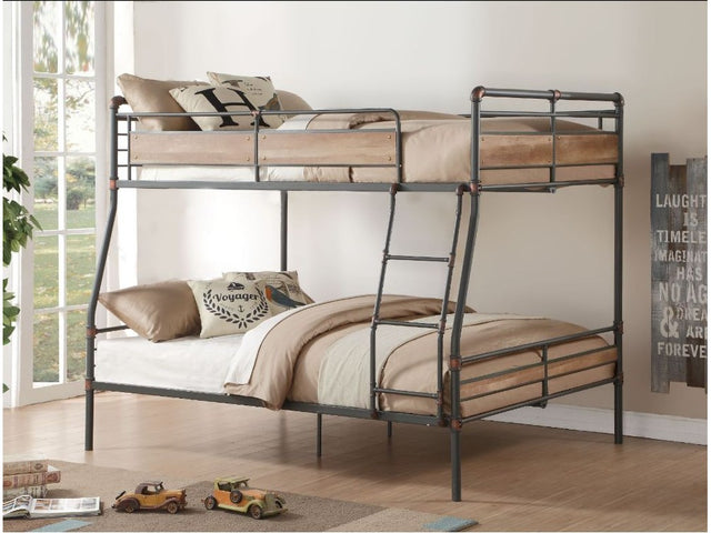 Brantley II Sandy Black/Bronze Full XL/Queen Bunk Bed - Ornate Home