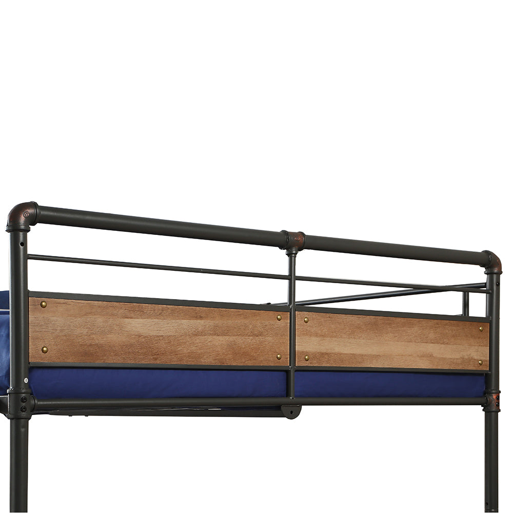 Brantley II Sandy Black/Bronze Queen/Queen Bunk Bed - Ornate Home