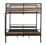 Brantley II Sandy Black/Bronze Queen/Queen Bunk Bed - Ornate Home