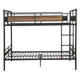 Brantley II Sandy Black/Bronze Queen/Queen Bunk Bed - Ornate Home